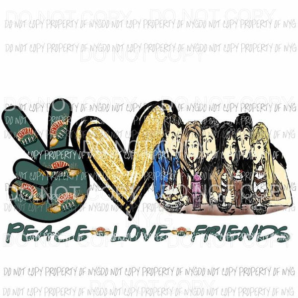 PL015 Peace Love Rock and Roll Sublimation Print — Southern Vinyl Source