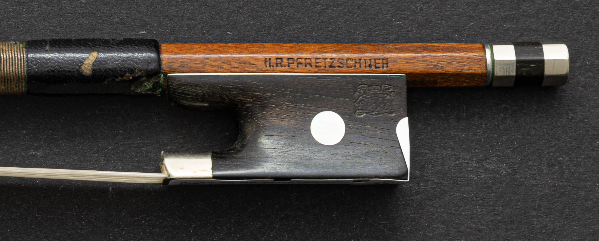 H.R. Pfretzschner Crested Violin Bow Kolstein Music