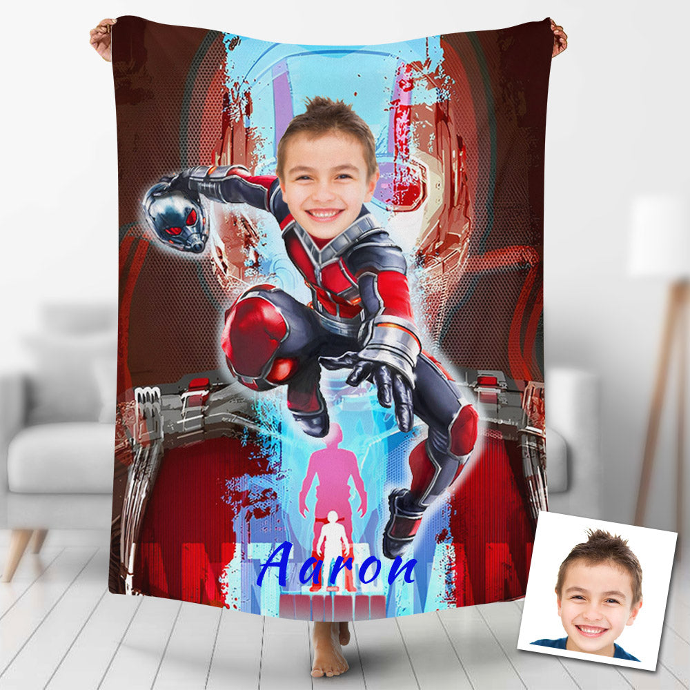 Custom Blankets Personalized Ant Man For Boy Blanket