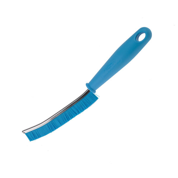 Detail Brush with Scraping Edge, 5.9 Stiff, Blue 39513