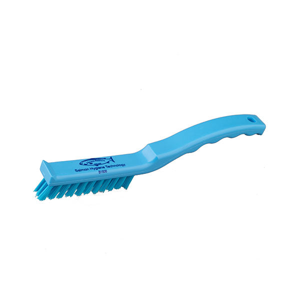 Detail Brush with Scraping Edge, 5.9 Stiff, Blue 39513