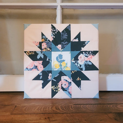 canvas quilt block