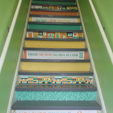 stairs at Missouri Star Quilt Co.