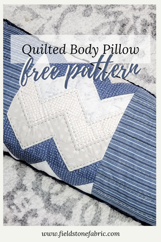 free quilted body pillow tutorial pattern