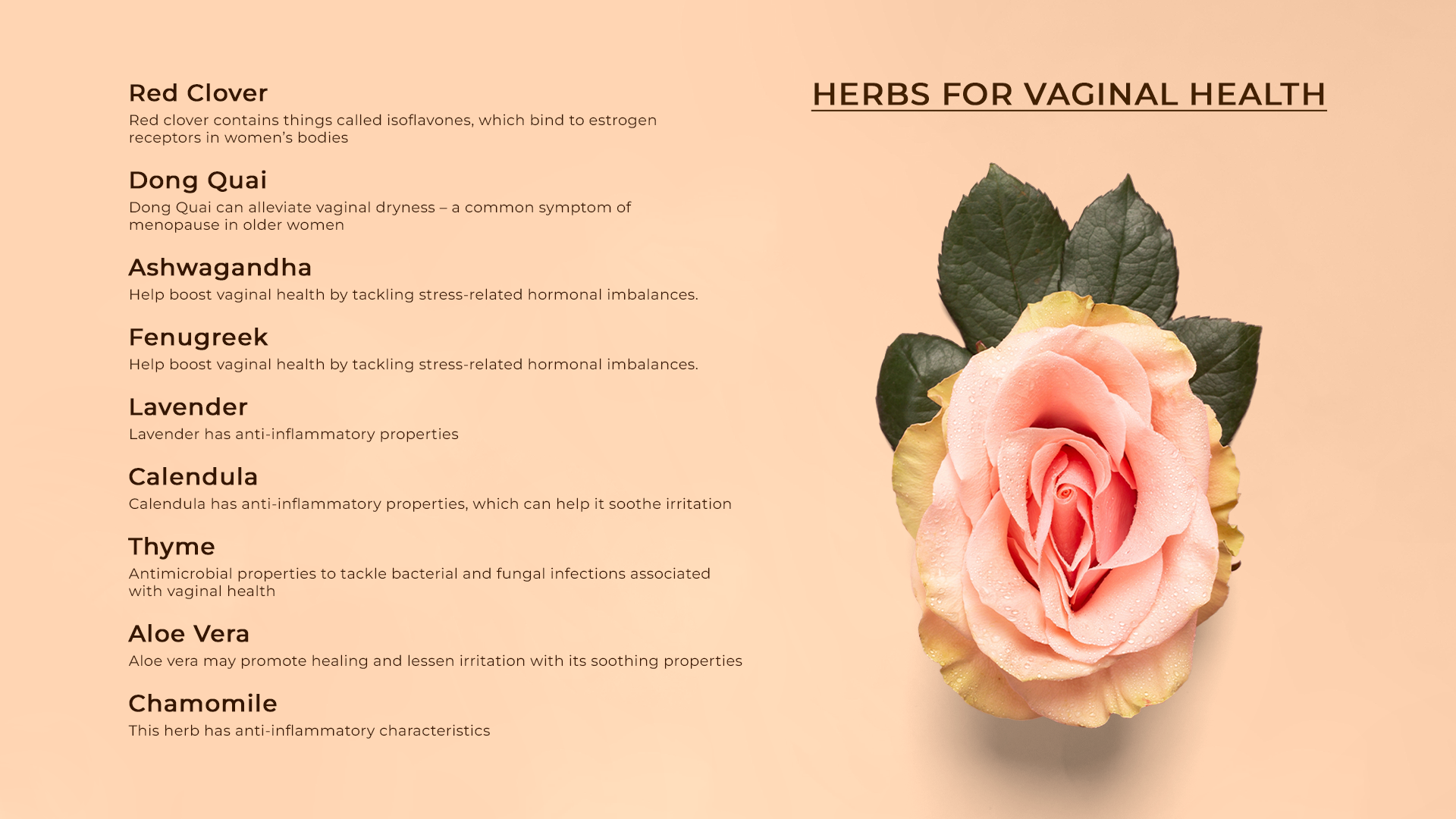 Herbs for Vaginal Health