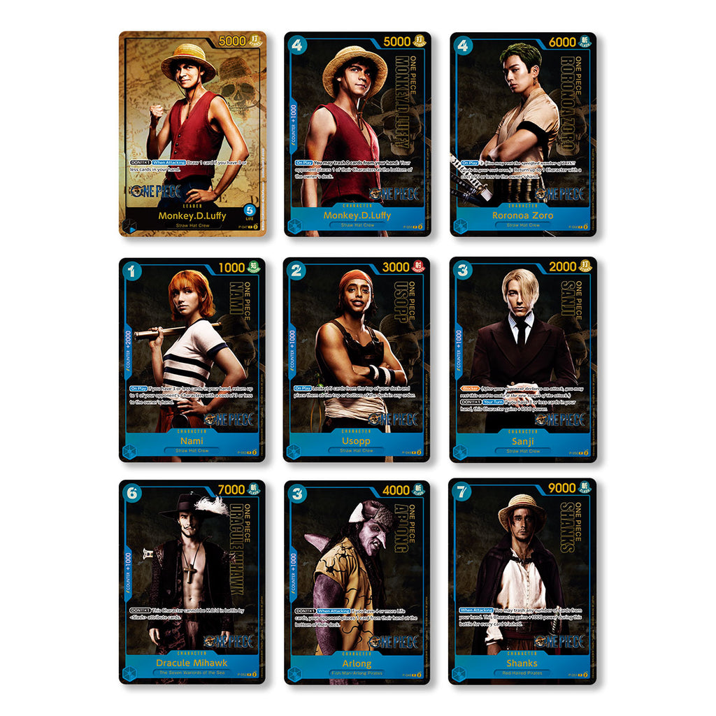 One piece card game promo set live action