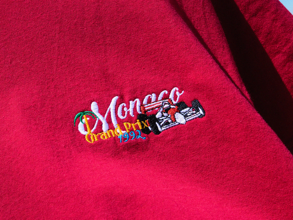 Monaco Grand Prix 1992 Vintage T Shirt Formula 1 shirt F1 Merch red race car t shirt mclaren ayrton senna 4.jpg