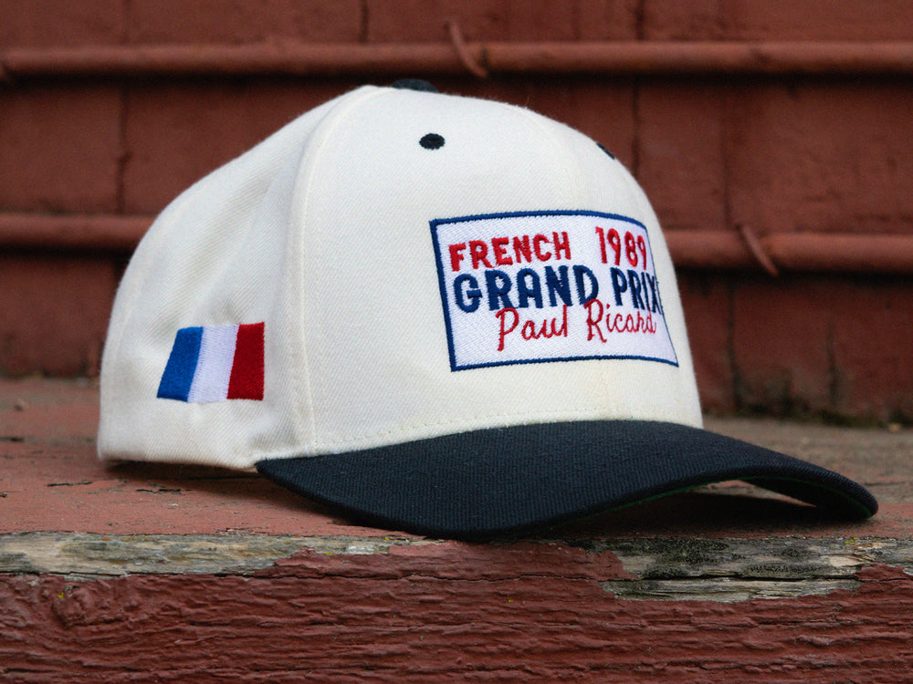 french grand prix hat vintage paul ricard f1 snapback hat formula 1 hat streetwear white black 3.jpg