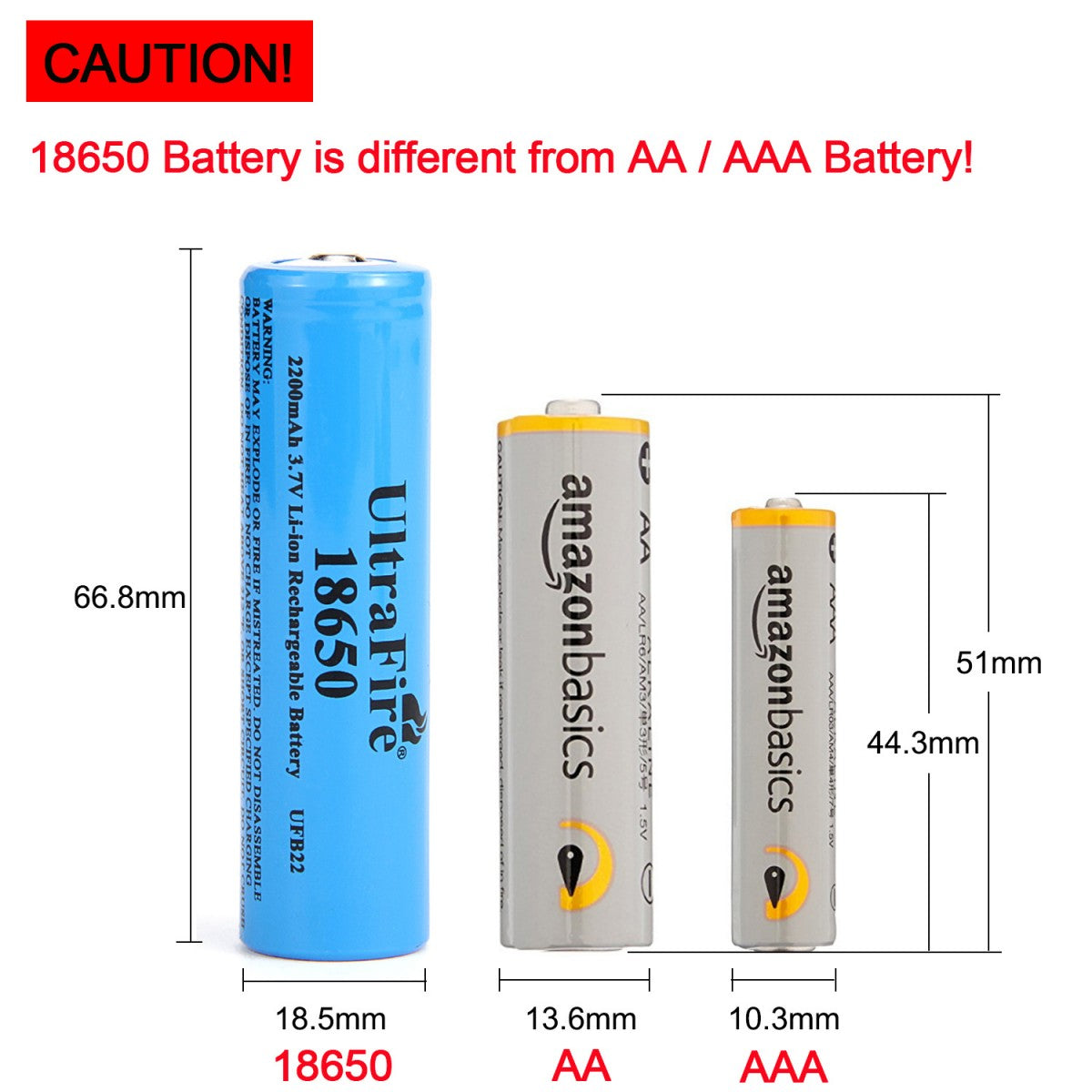 Pile Rechargeable 18650 ICR18650-30E TerraE Li-ion 3,7V 3000mAh 6A