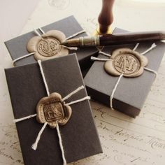 wax seals for gift wrapping