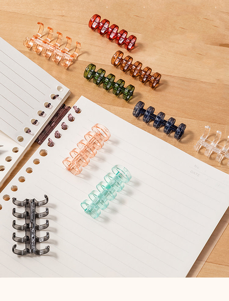 Effortless Organization: 5-Ring Loose-Leaf Binder Rings Set - 13mm Inner  Diameter, 360° Flip Capability, Secure Locking, and User-Friendly Design!