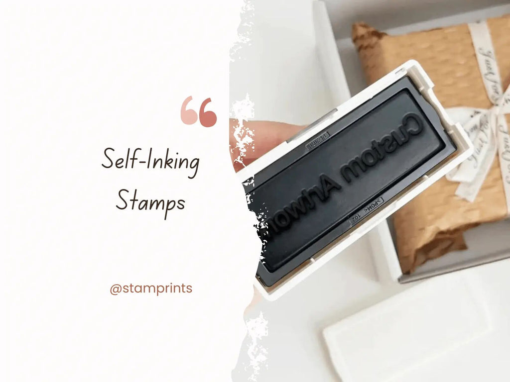 Coffee Print Series Self-Inking Stamp