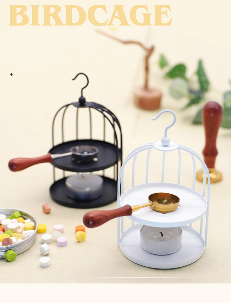 1Artistic Retro European-Style Birdcage Sealing Wax Melting Furnace