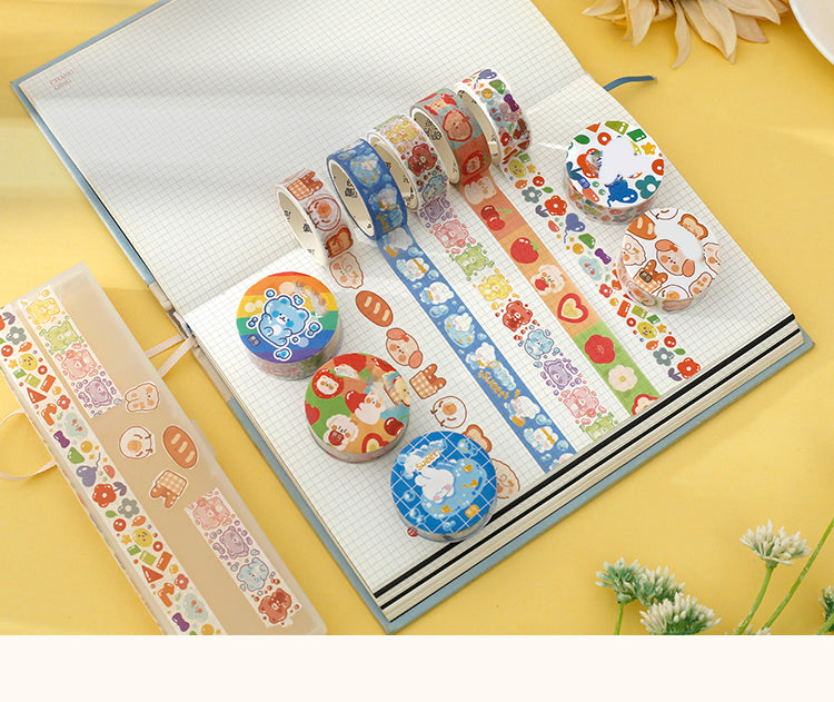 1Cartoon Washi Tape - Bunny, Bubble