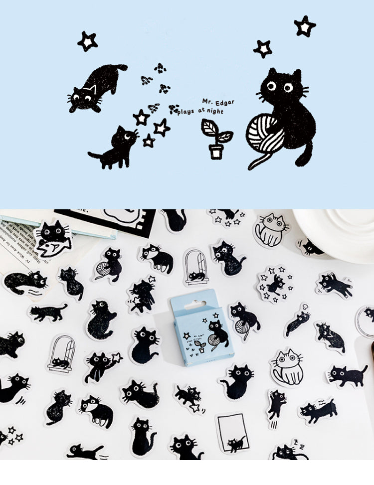 1Cat-themed Decorative Stickers