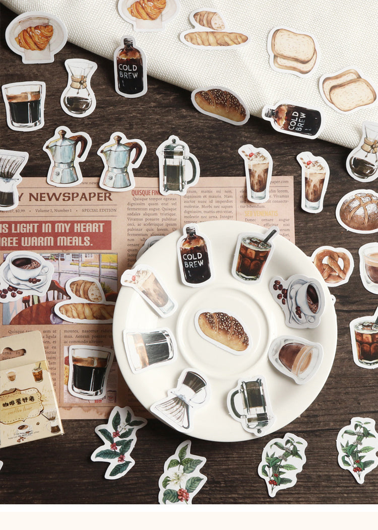 1Coffee Beverage Theme Stickers