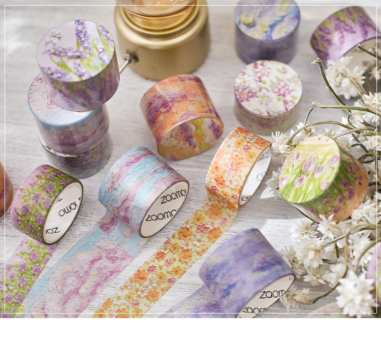 1Dreamy Wonderland Series Oil Painting Washi Tape