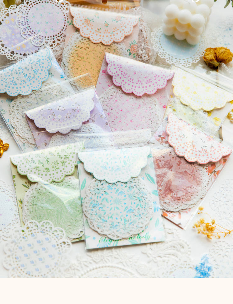 1Elegant Melody Series Vintage Lace Paper Pack