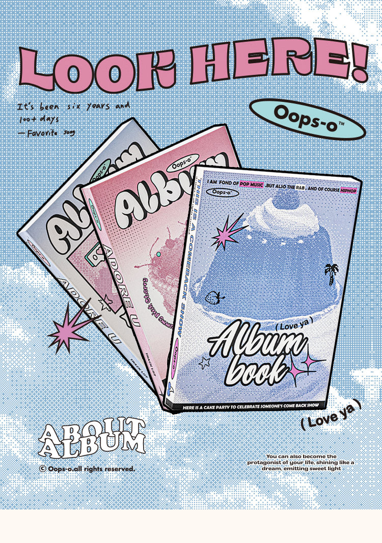 1Oops-o ALBUM Series Korean Style Planner Journal