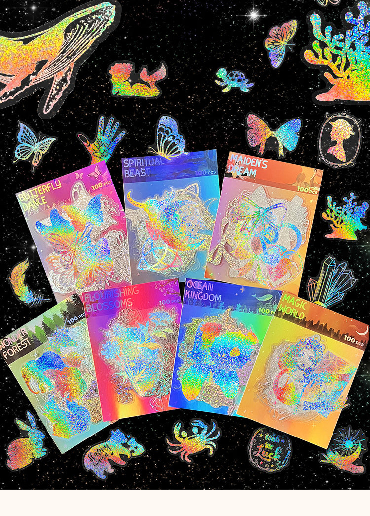 1Retro Magic Holographic PET Sticker Pack