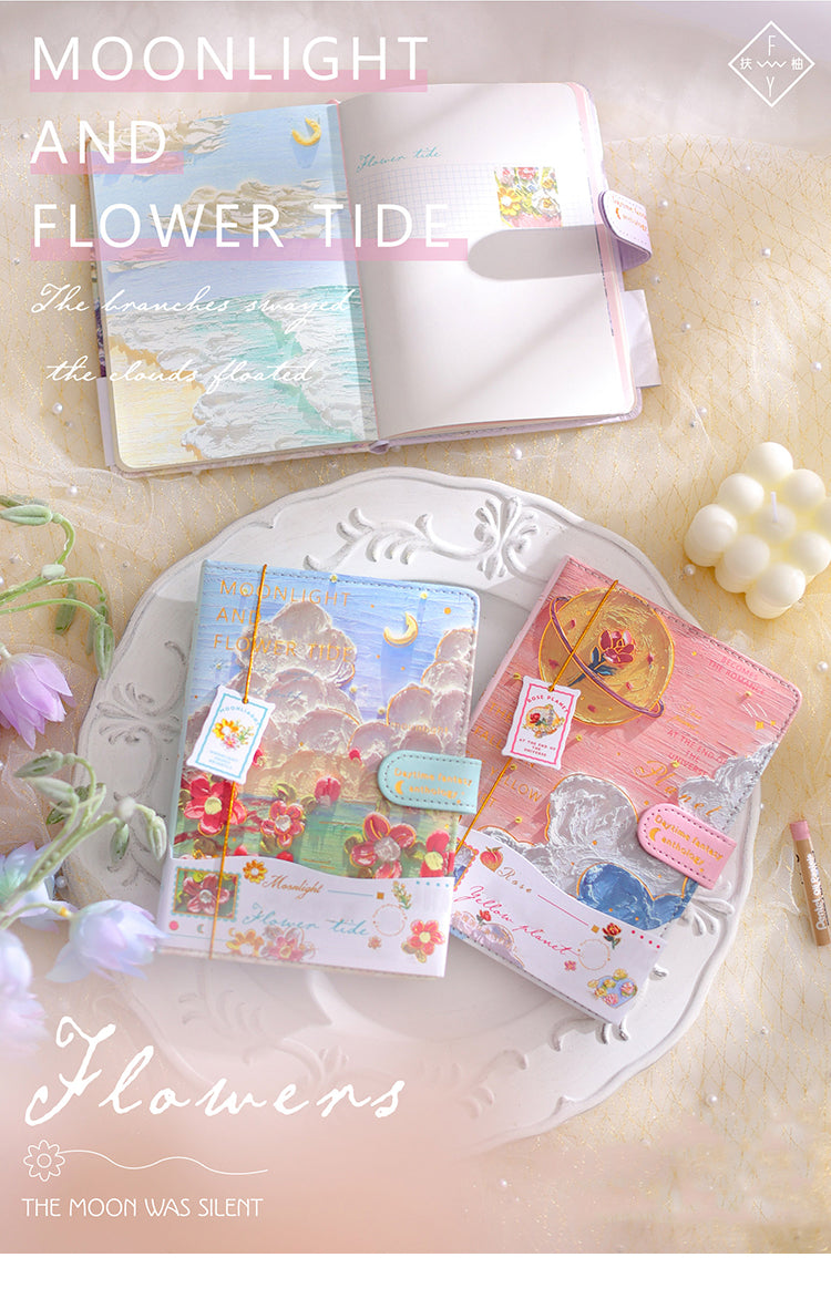 1Sky & Oil Painting Magnetic Closure Journal Notebook