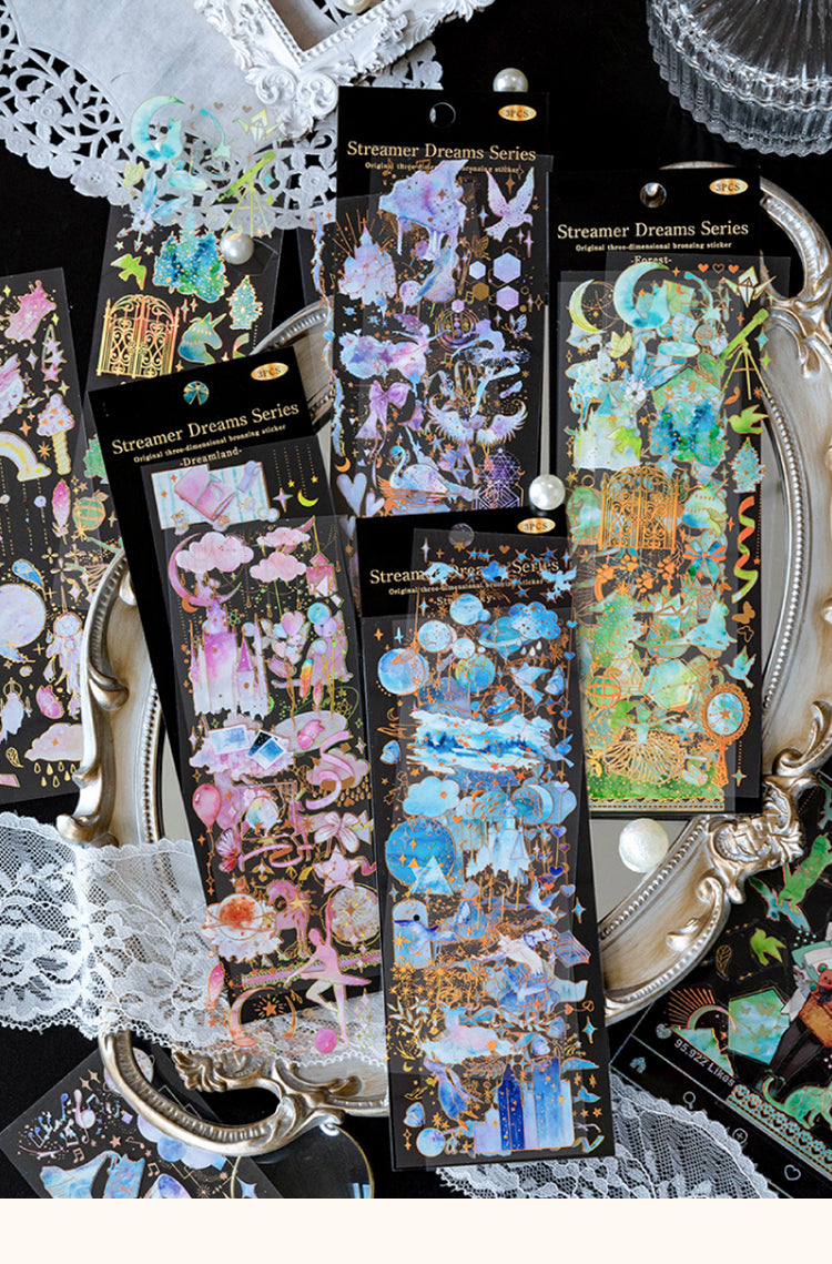 1Streamer Dream Series Holographic Decorative Stickers