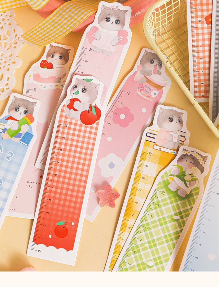 1Sweetheart Cute Cat Boxed Ruler Bookmarks