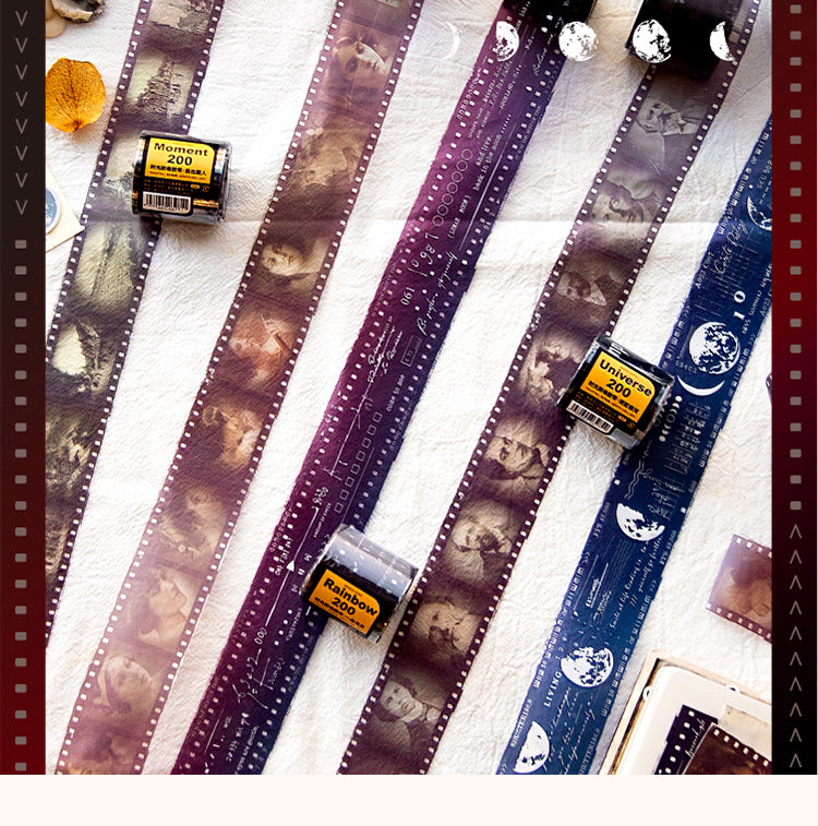 1Time Film Retro Background Decoration PET Tape