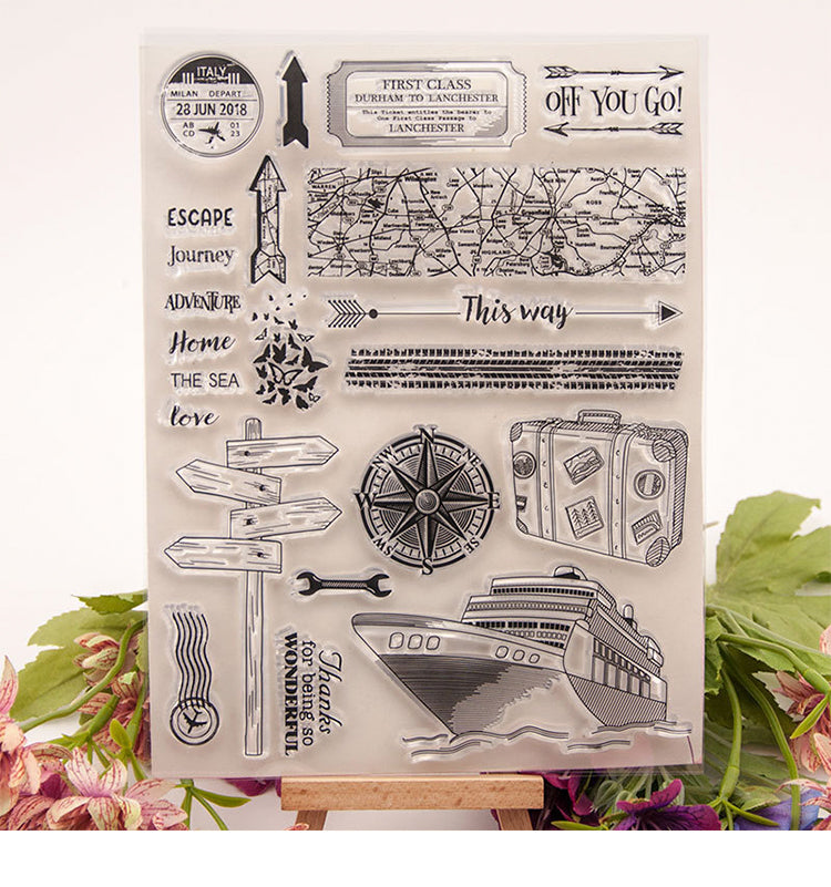 1Travel-Themed Silicone Stamps