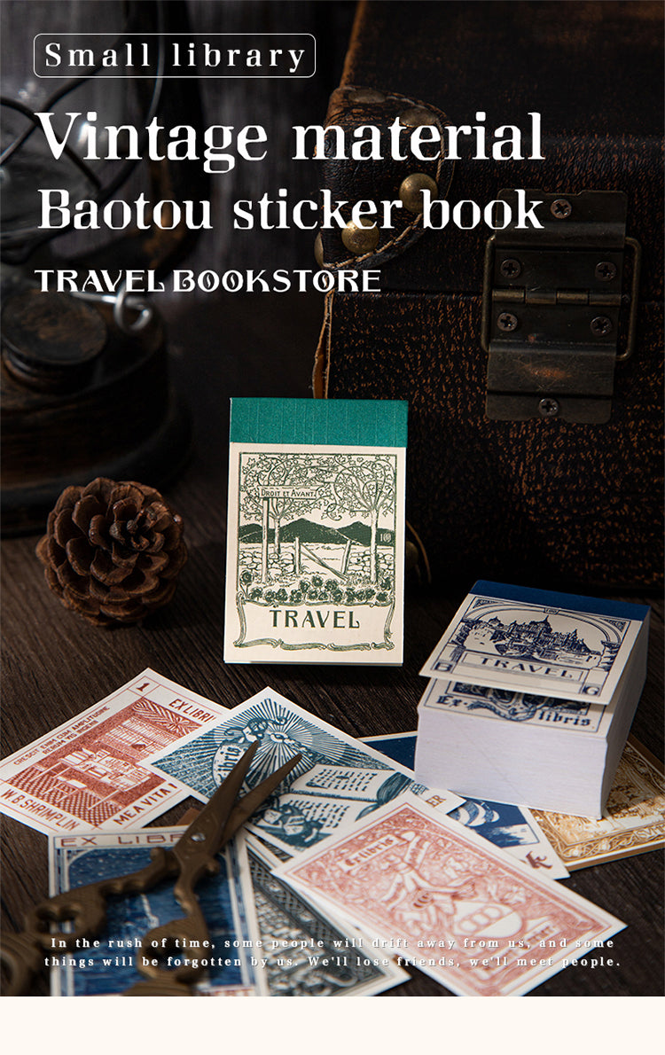 1Travel-themed Washi Sticker Book