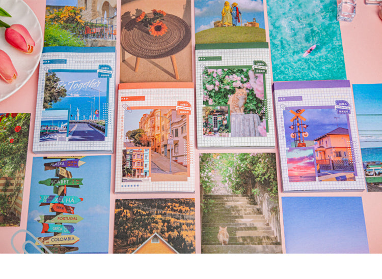 1Travel Scenery Series Washi Sticker Book