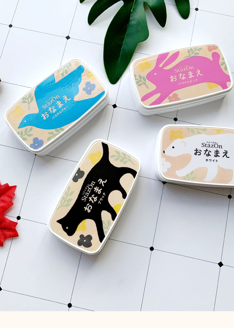 1Tsukineko Stazon ONAMAE Versatile Animal Ink Pad