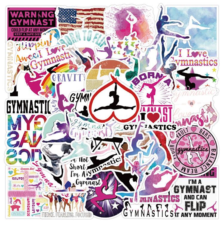 1Yoga and Sprots Symbols PVC Sticker1