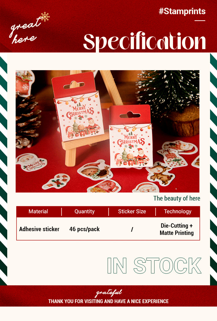 2Christmas Decorative Adhesive Sticker1