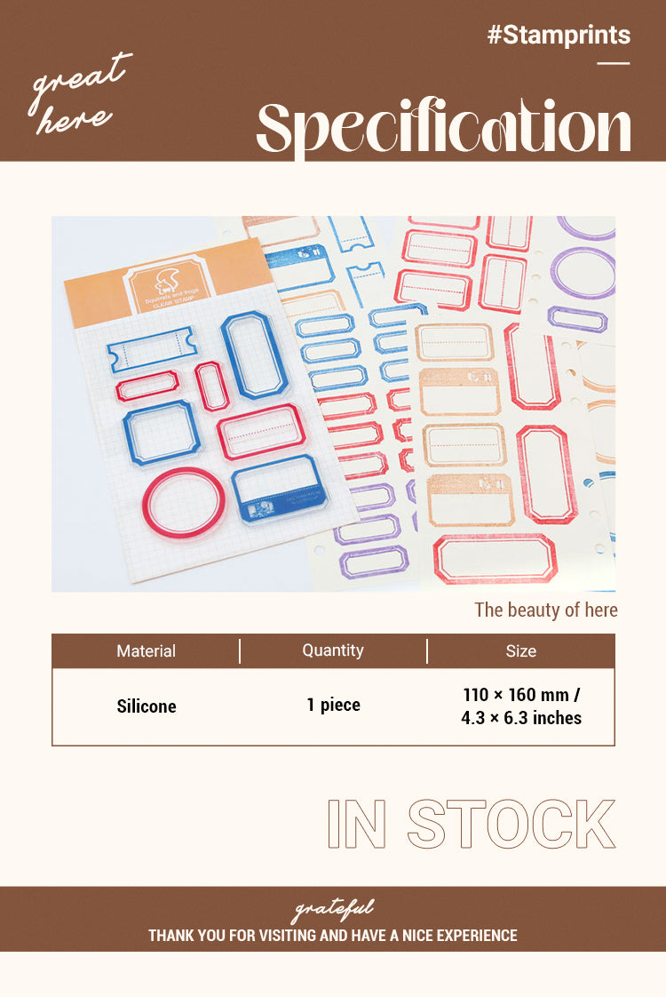 2Colorful Labels Soft Silicone Stamp1