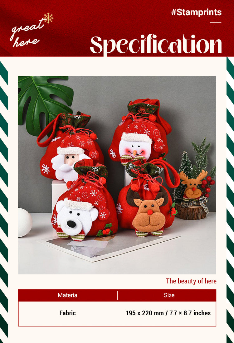 2Cute Christmas Candy Gift Bag1