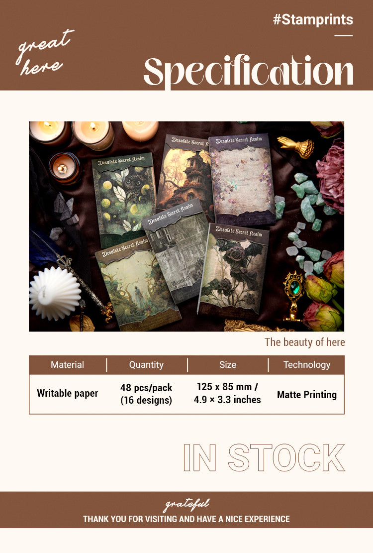 2Dark Halloween Scrapbook Paper - Forest, Rose, Steampunk, Architecture1