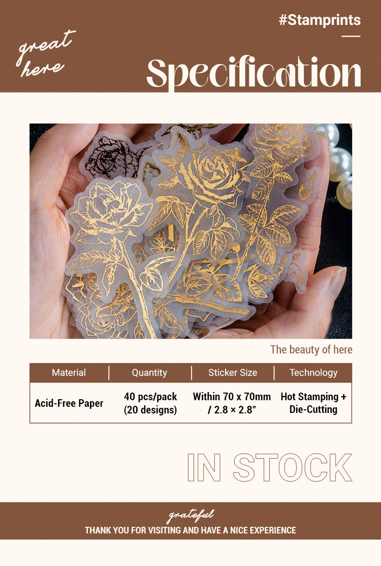 2Golden Promise Series Sulfuric Acid Paper Sticker Pack