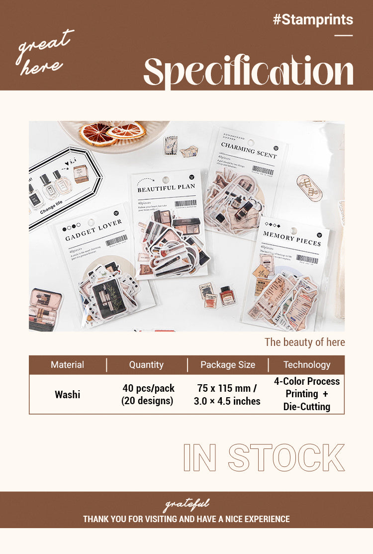 2Good Life List Series Simple Washi Sticker Pack1