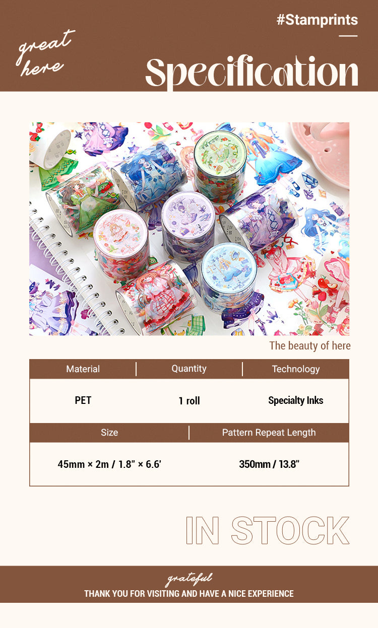 2Kawaii Vitality Girl PET Tape