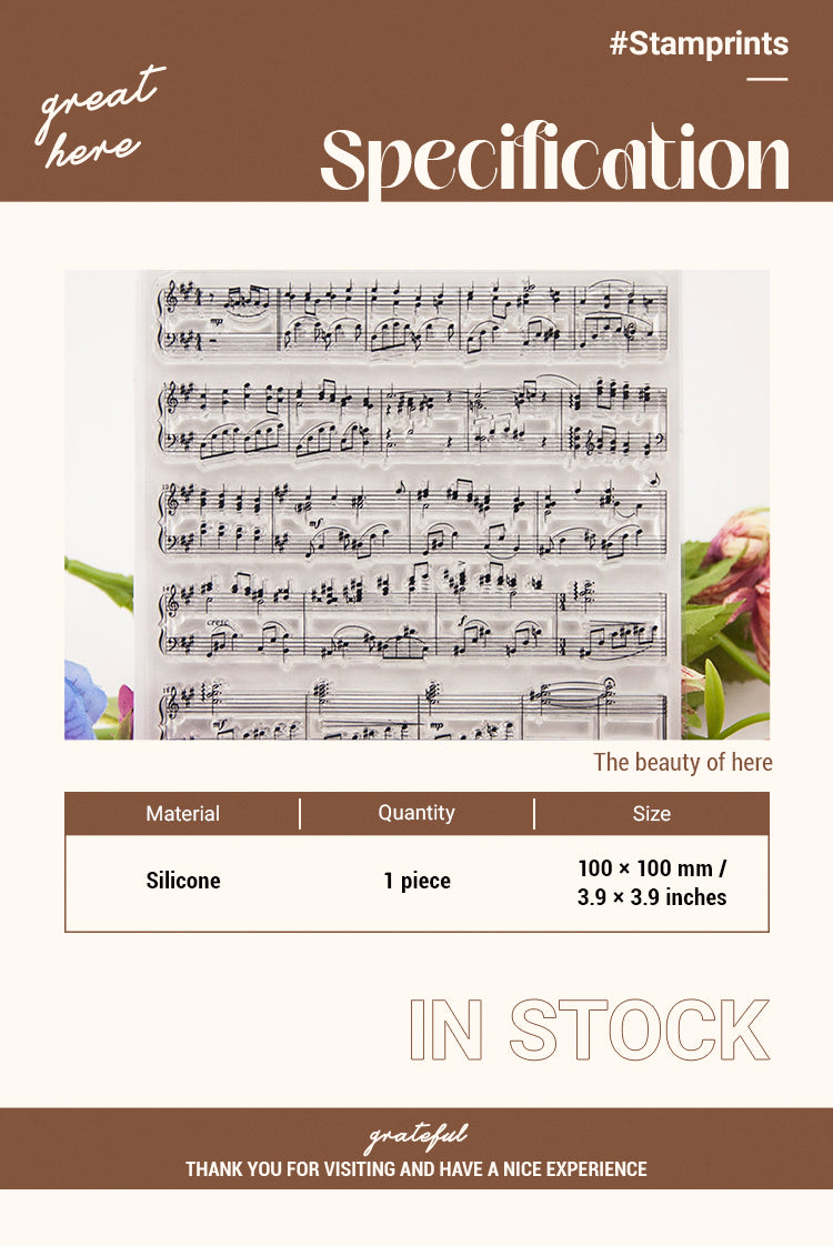 2Music Sheet Silicone Stamps1