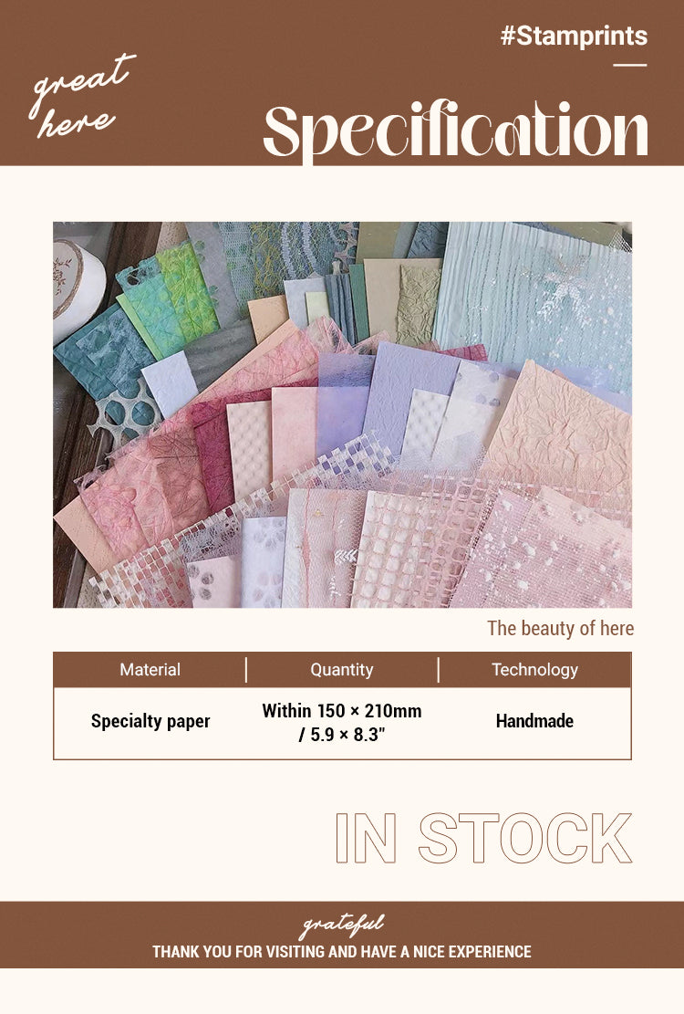 2Simple Artistic Mesh Specialty Paper Background Paper Pack