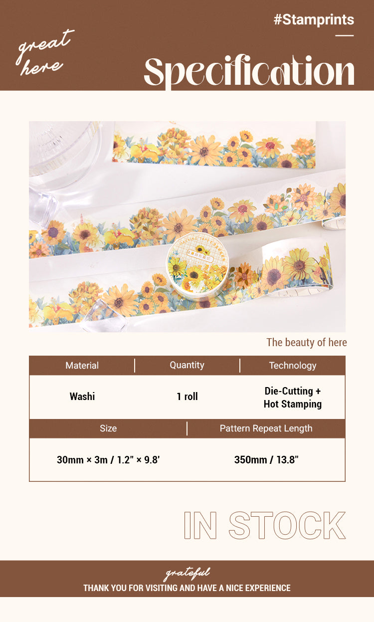 2Spring Reflections Floral & Botanical Washi Tape