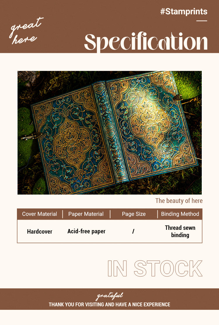 2Turquoise Chronicle Series Vintage Notebook