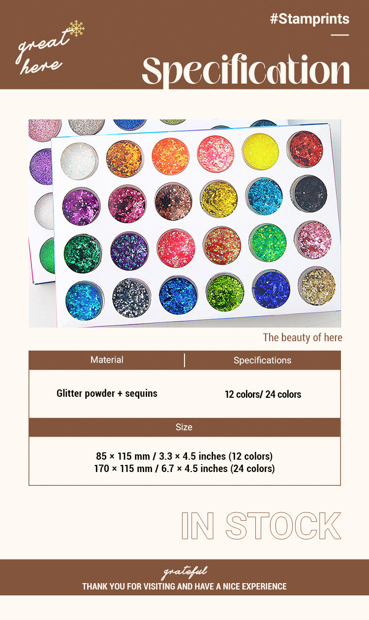 2Wax Seal Decorative Glitter Powder Pearlescent Sequins1