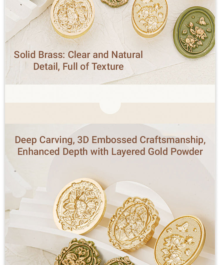 33D Relief Flower Wax Seal Stamp (3 Design)2