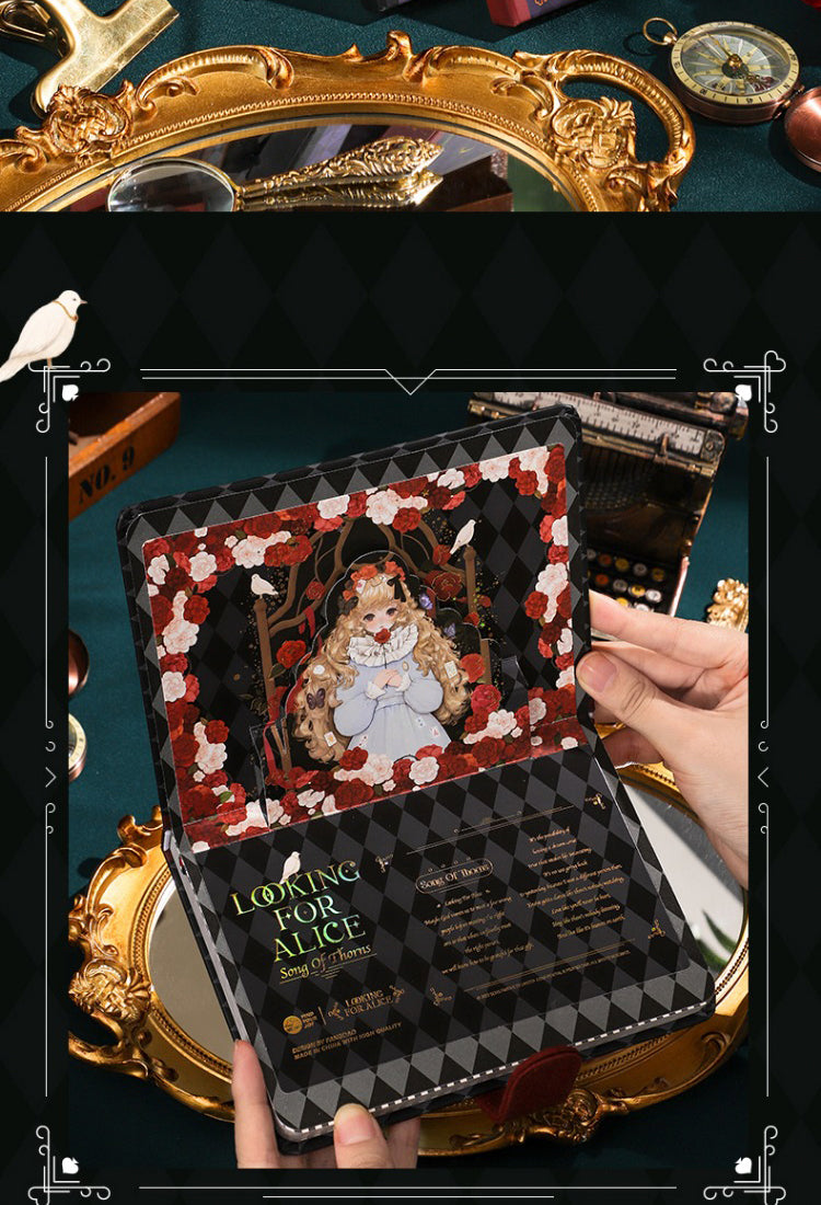 3Alice in Wonderland Scrapbook Kit6