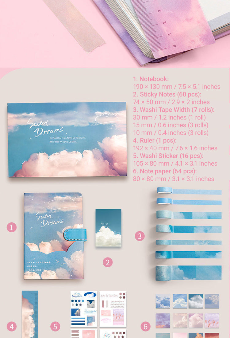 3Artistic Clouds Journal Gift Box Set8