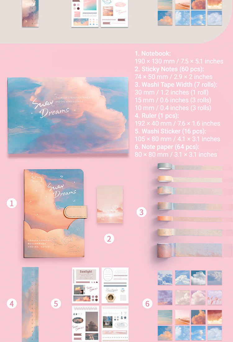 3Artistic Clouds Journal Gift Box Set9