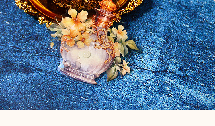 3Baroque Bottle and Flower PET Stickers2
